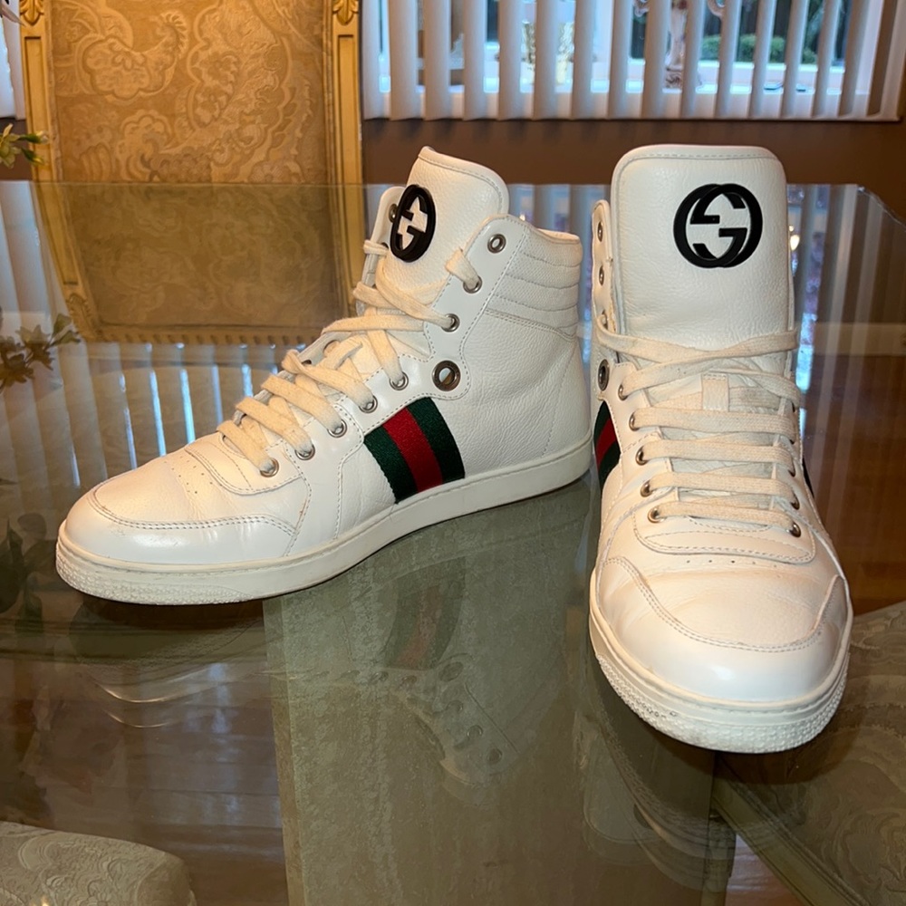 Gucci White High top Sneakers